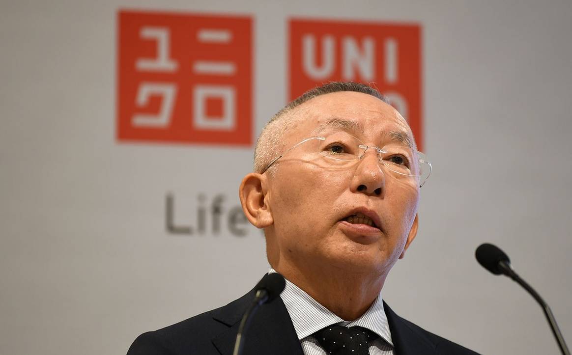 Beeld: Tadashi Yanai, Uniqlo. Credit: Sajjad Hussain / AFP