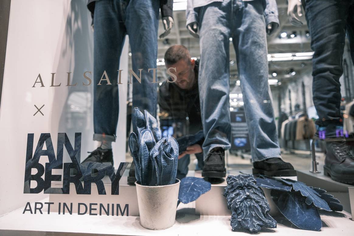 AllSaints x Ian Berry window installation