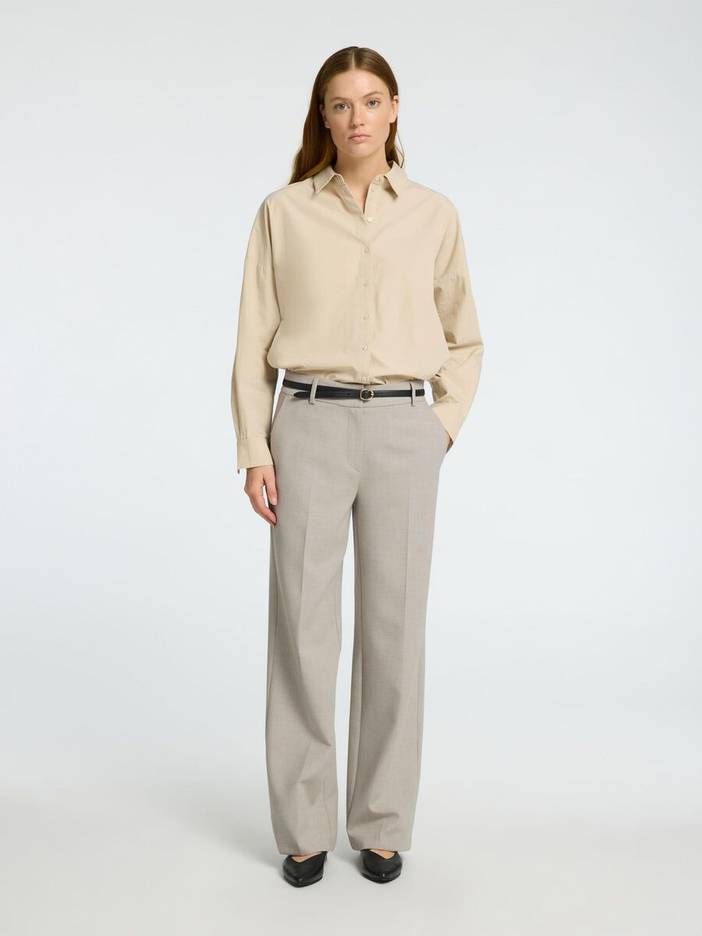 Tailored Wide Leg Broek | Selected-Femme