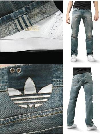 Adidas lance Originals denim