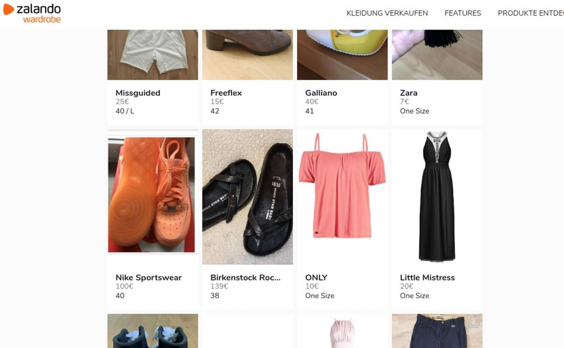 Zalando experimentiert mit Second-Hand Mode