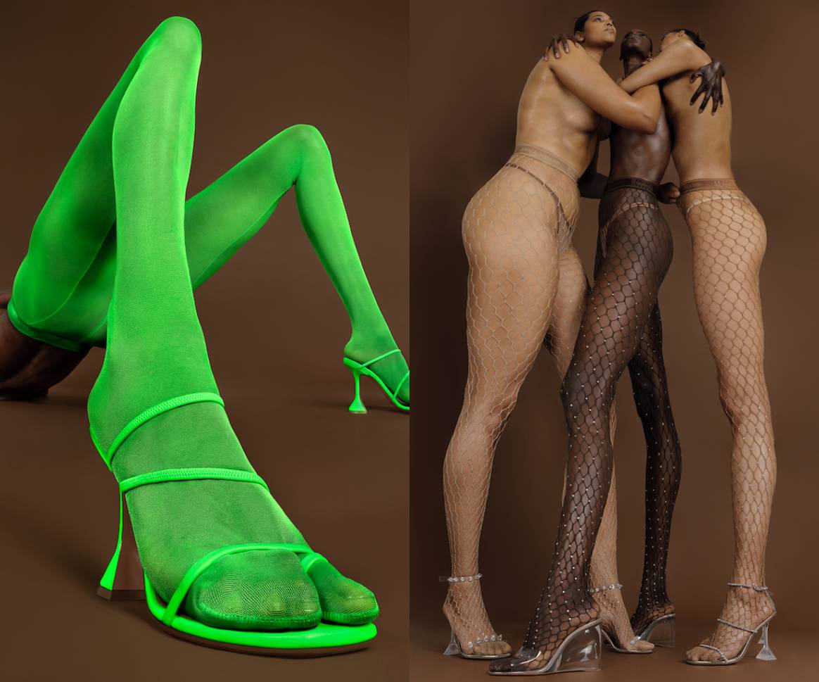 Image: courtesy of Wolford by Roger Weiss; Amina Muaddi for Wolford