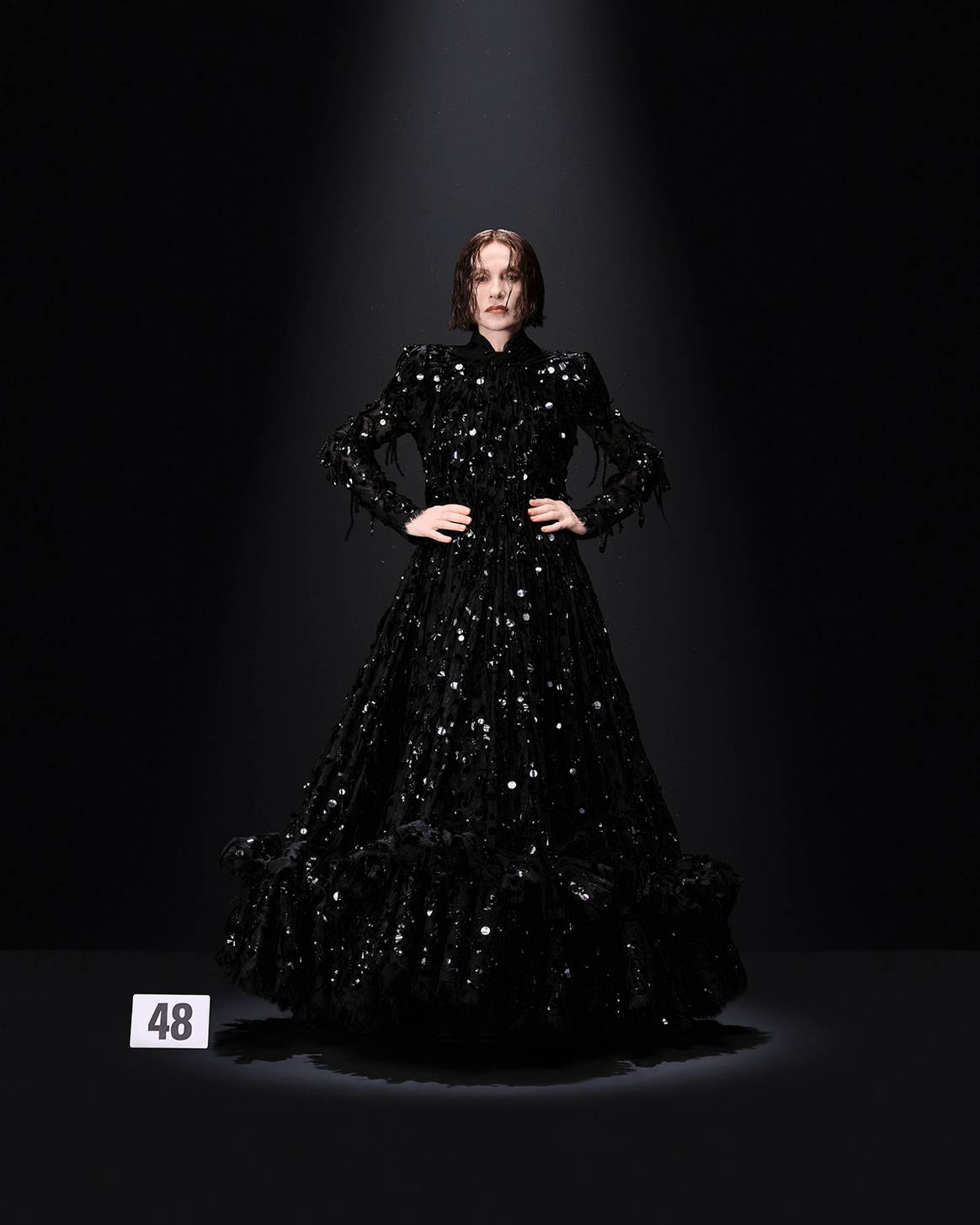 Créditos: Balenciaga, catálogo de presentación de la 52ª colección de Alta Costura. Spotlight Launchmetrics.
