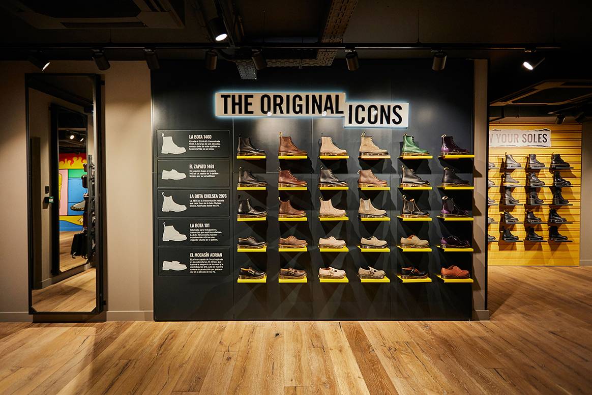 Nueva tienda de Dr. Martens en el número 53 del Paseo de Gracia de Barcelona.