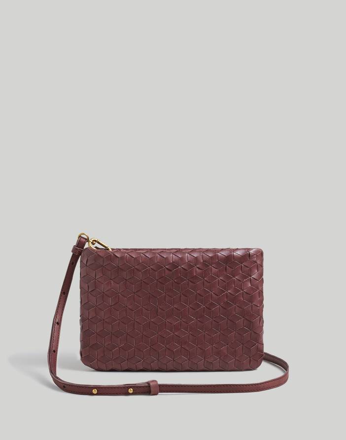 The Puff Crossbody Bag: Woven Leather Edition | Madewell