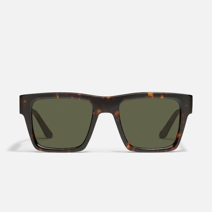 FAST LANE - DARK TORTOISE/GREEN | Quay Australia