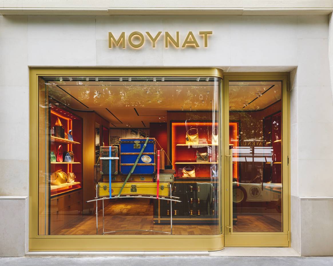 Boutique Moynat, Paris.