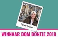 Famke Louise winnaar Dom Bontje