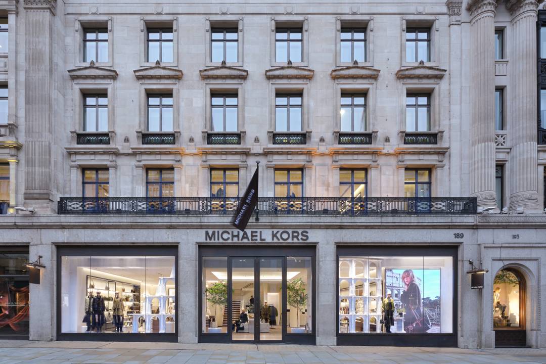Michael Kors' Regent Street flagship store.