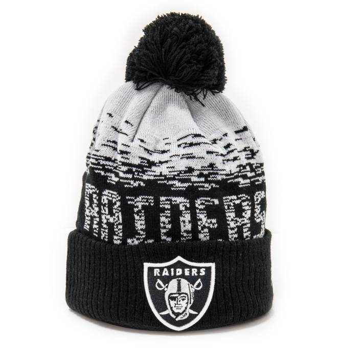 Las Vegas Raiders Black Sport Cuff Beanie Hat newera adult unisex Black newera adult unisex Black newera adult unisex Black newera adult unise | new era