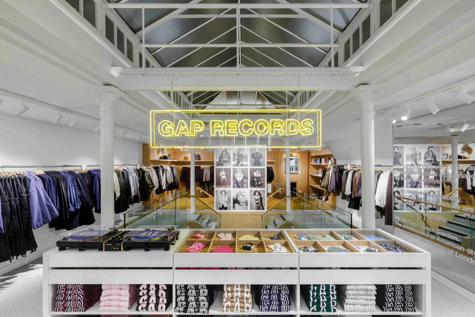 Gap new store opening Covent Garden London