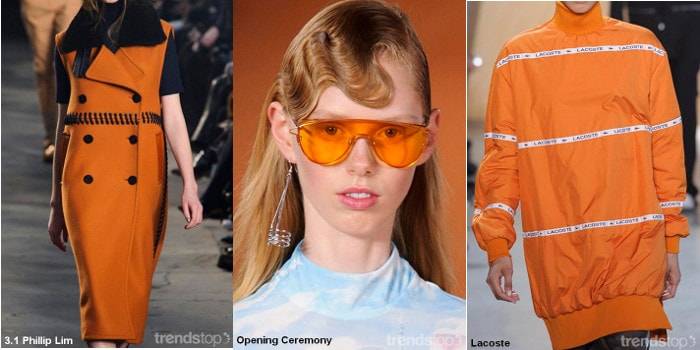 Schlüsselfarbtrends der Herbst/Winter 2016-17 Catwalks