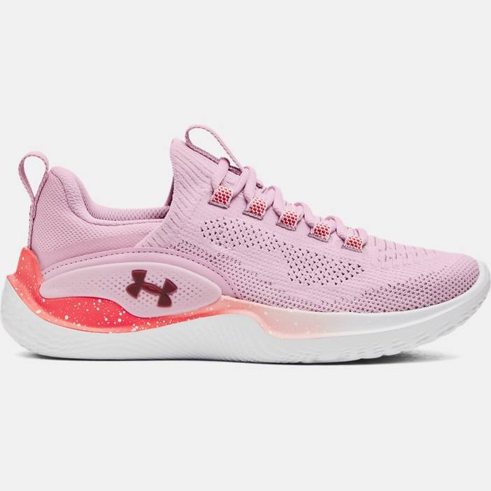 Damestrainingsschoenen Under Armour Flow Dynamic Roze Shadow / Venom Rood / Deep Rood 38.5 | Under Armour