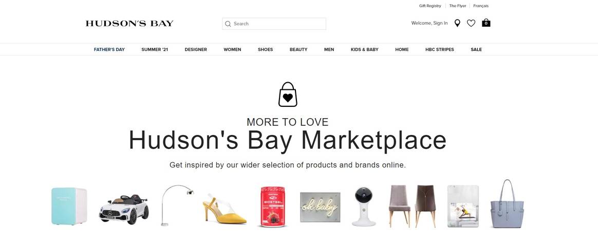 Image: Hudson's Bay Marketplace