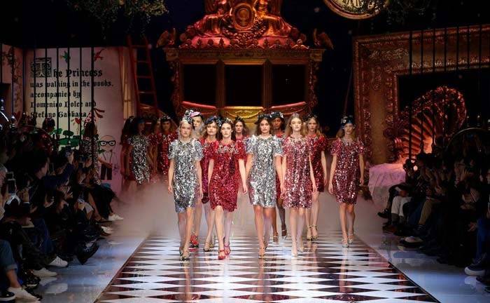 Milan Fashion Week: princesses d'hier et d'aujourd'hui de Dolce & Gabbana
