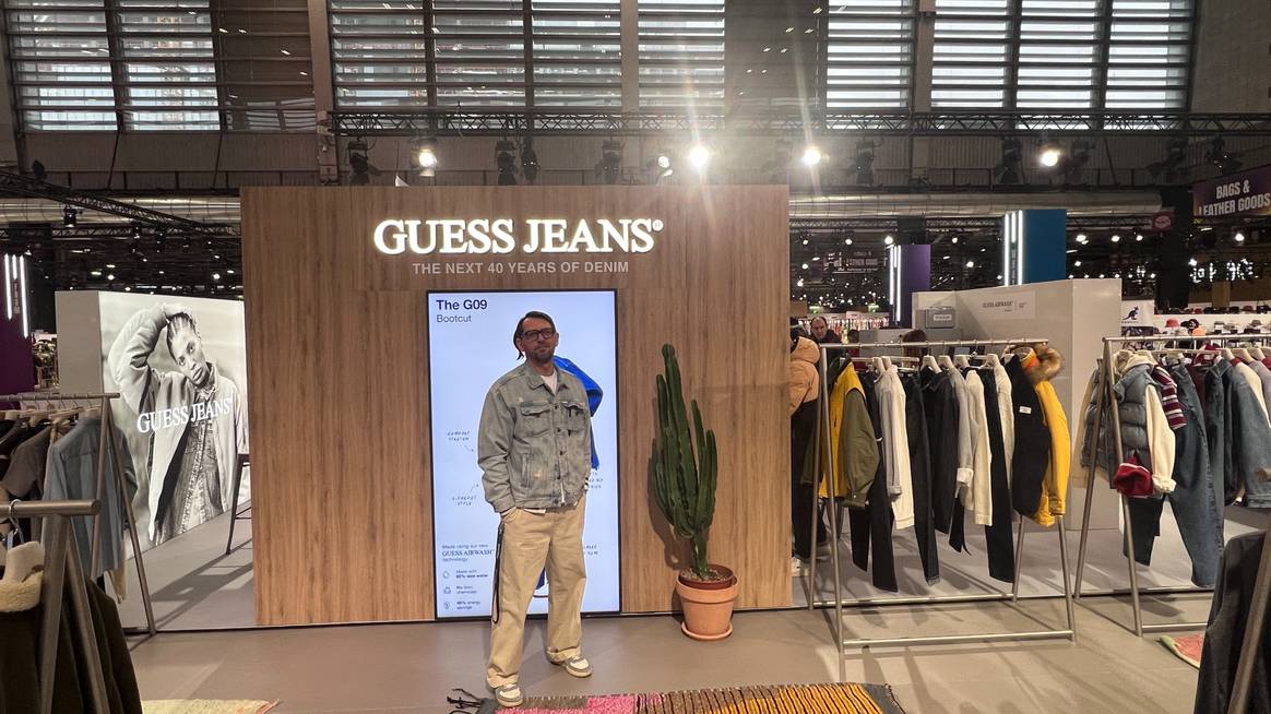 Jean-Baptiste Bessone, ready-to-wear sales representative for Guess France