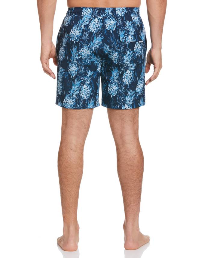 Men's Pineapple Print 7" Swim Trunks | Cubavera