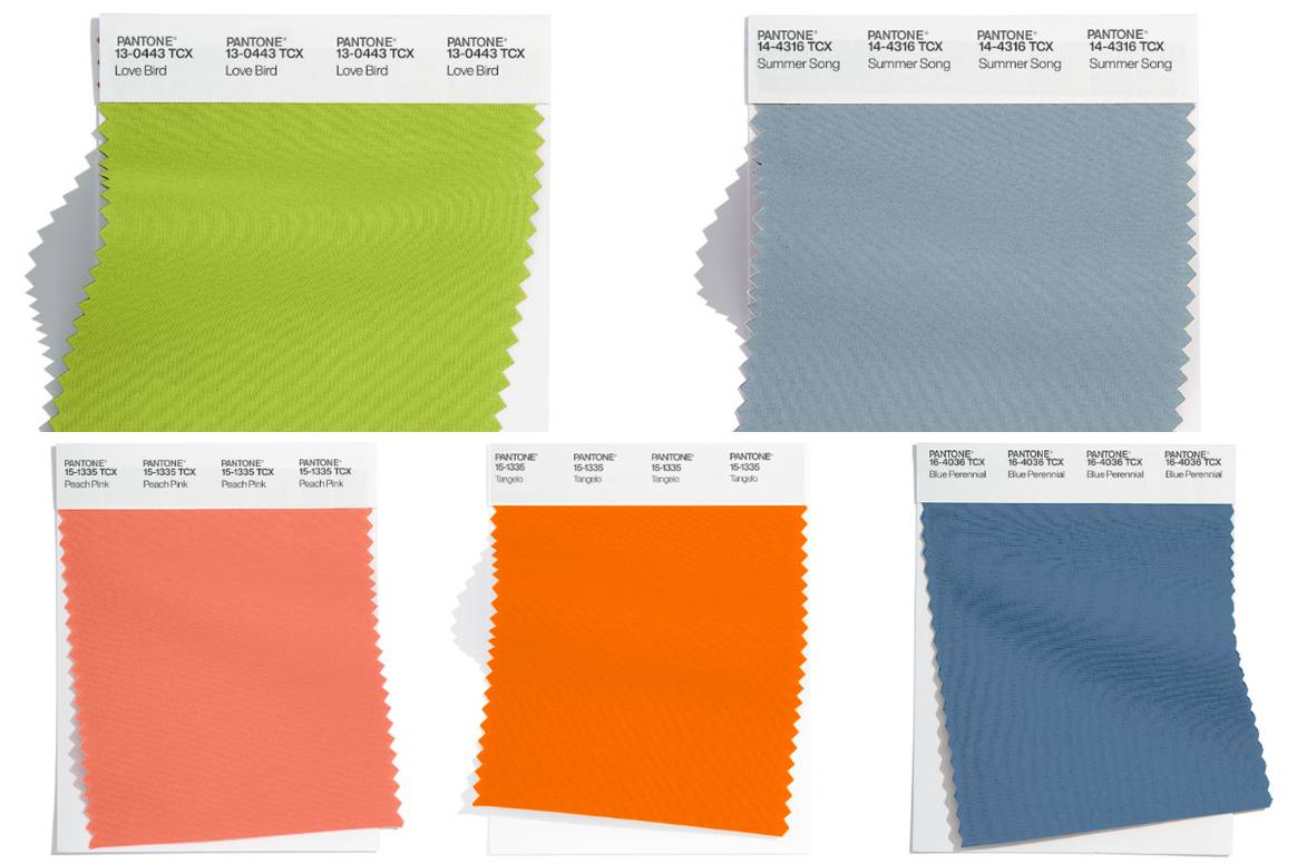 Image: Pantone Fashion Colour Trend Report SS23 for NYFW