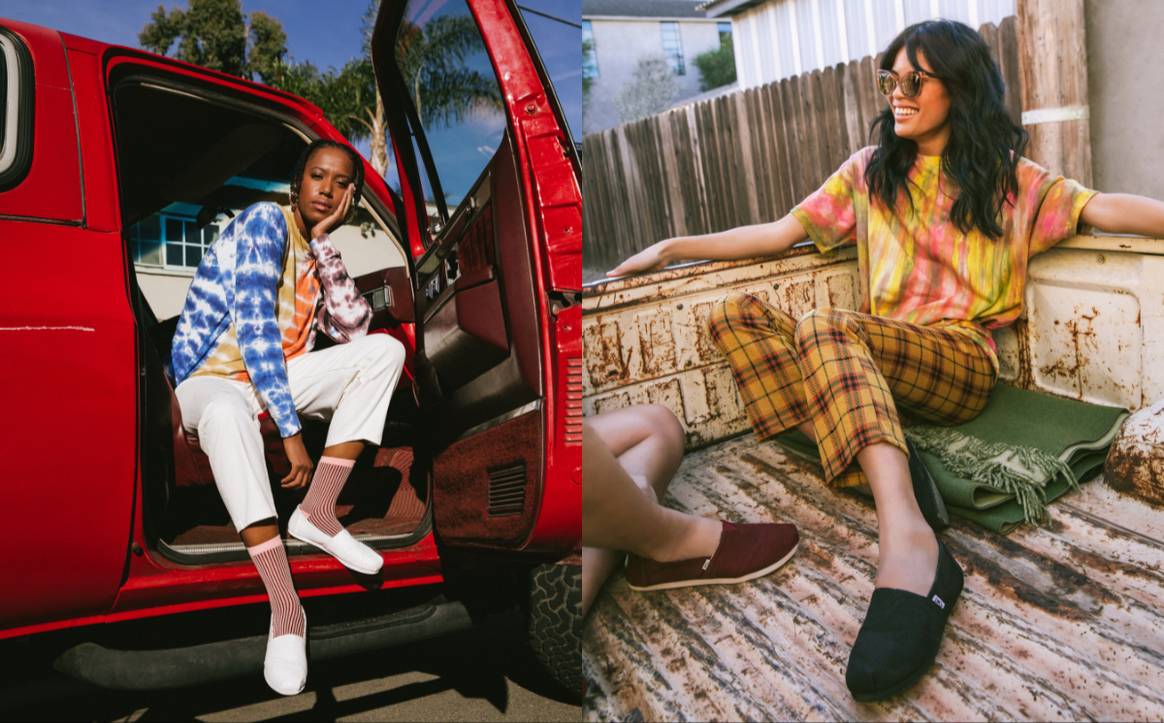 Toms “evolving” giving model alongside new youthful visual identity