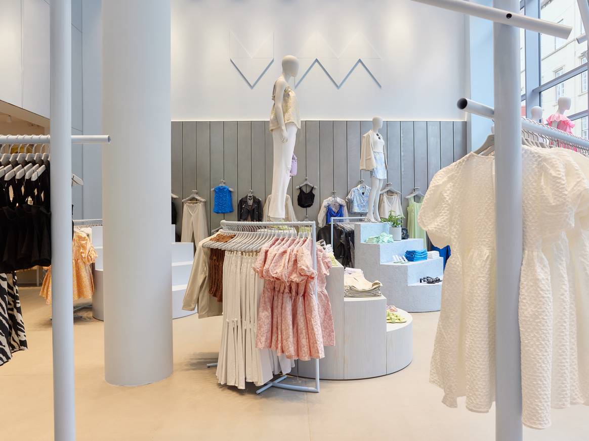 El nuevo concepto de tienda de Vero Moda, imagen vía PR Bestseller