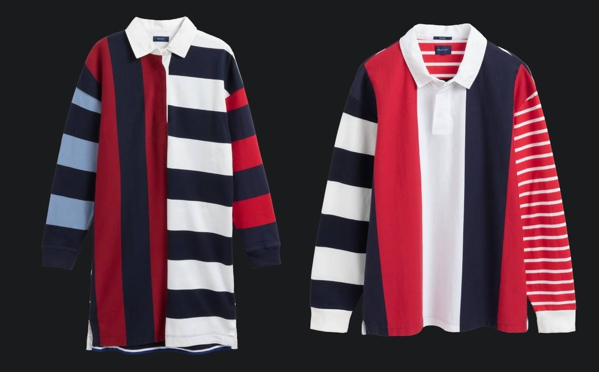 GANT VIERT 50 JAAR HEAVY RUGGER MET UPCYCLED COLLECTIE