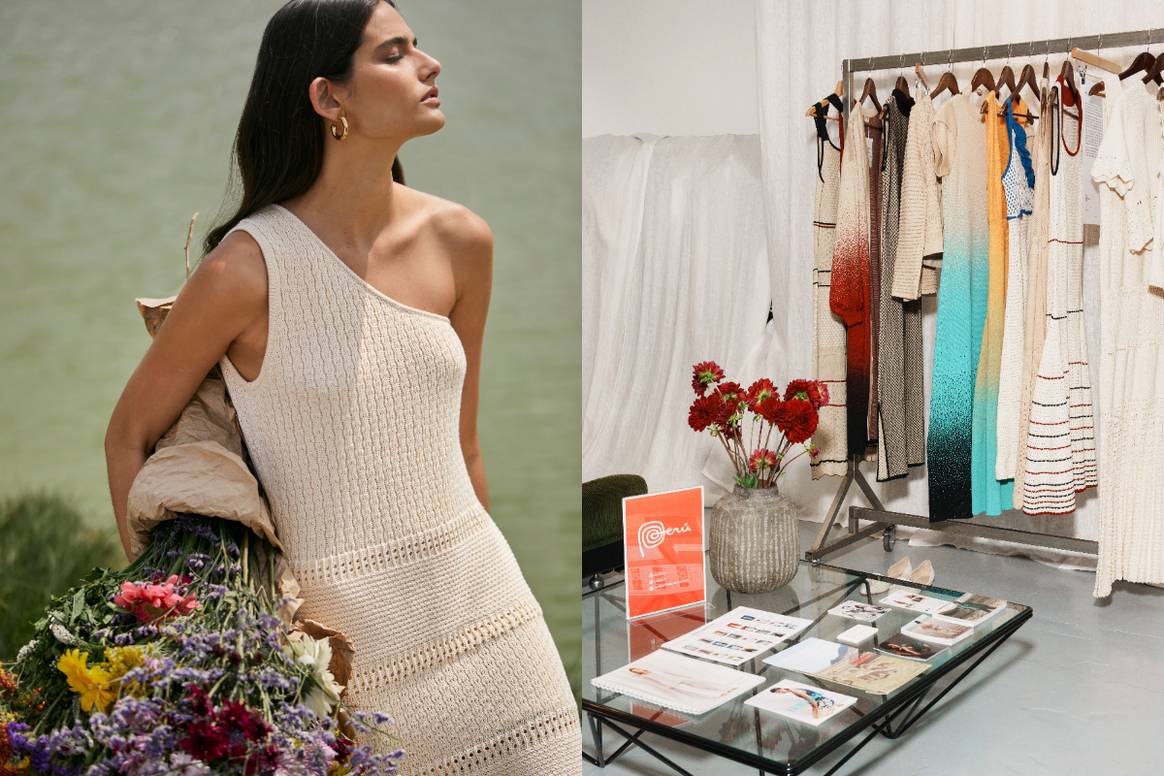 A la derecha, en el showroom de Alegra Collective.