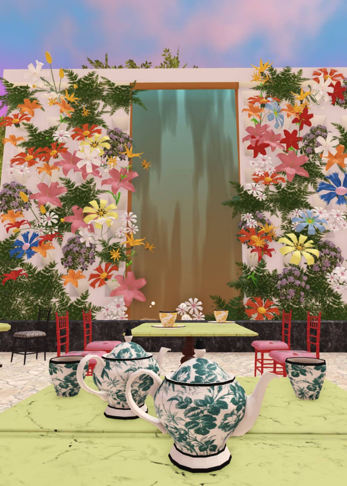 Photo Credits: Gucci Town, mundo virtual permanente de Gucci en el metaverso de Roblox.