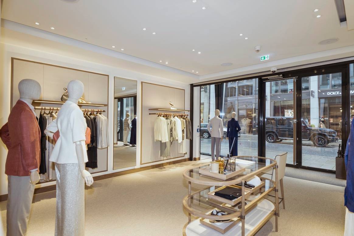 Die neue Boutique von Kiton in Hamburg Bild: Kiton