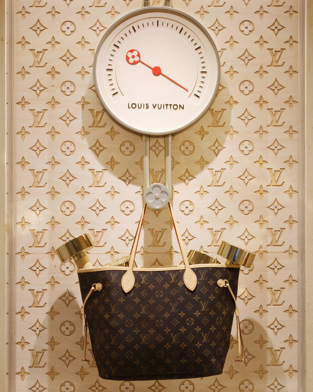 Neverfull Gym im „Hotel“-Pop-up <em>Credits:  Annabel Elston / Louis Vuitton