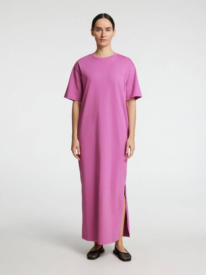 Maxi Jurk Met Korte Mouwen | Selected-Femme
