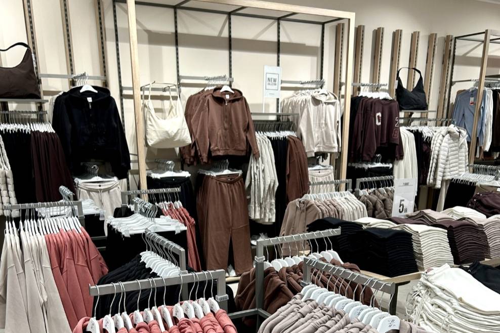 L'interno di un negozio Piazza Italia