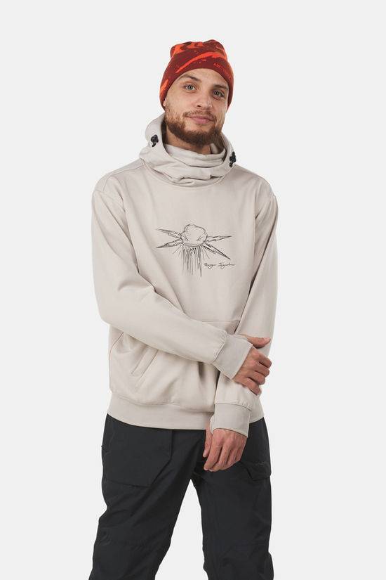 Hydro Riding Hoodie Fleecetrui Bruin | Volcom