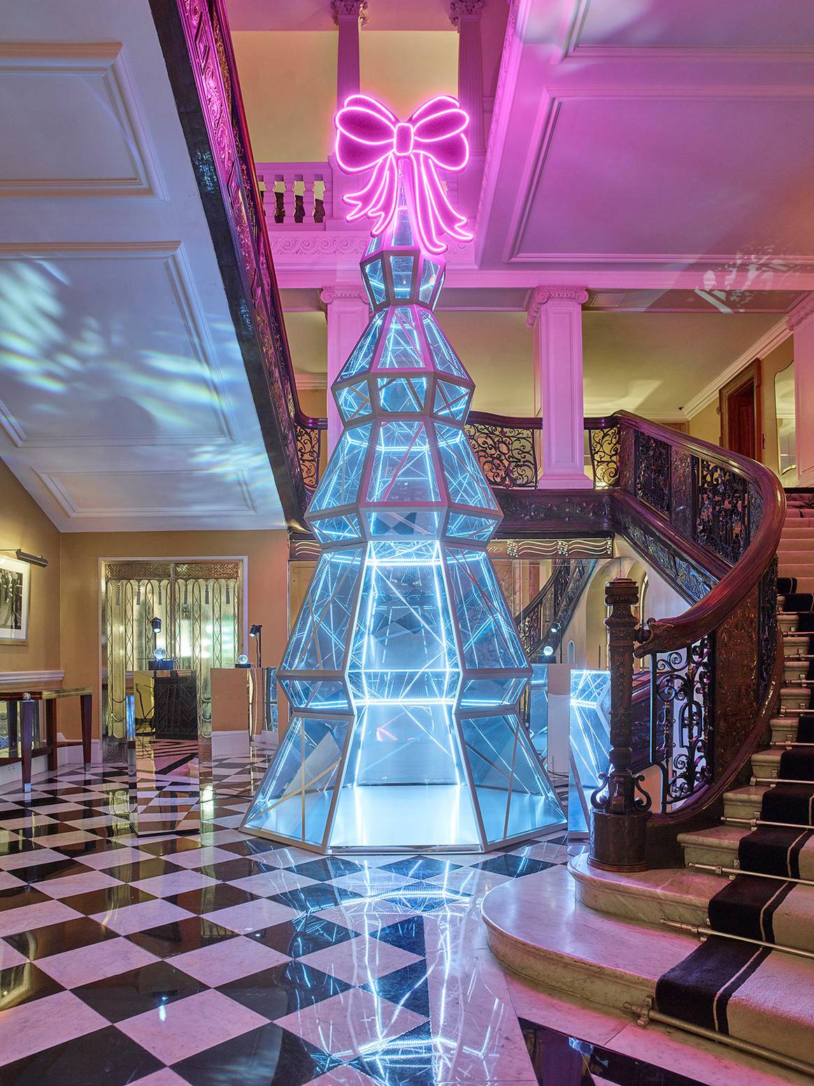 Claridge's unveils 2022 designer Christmas tree