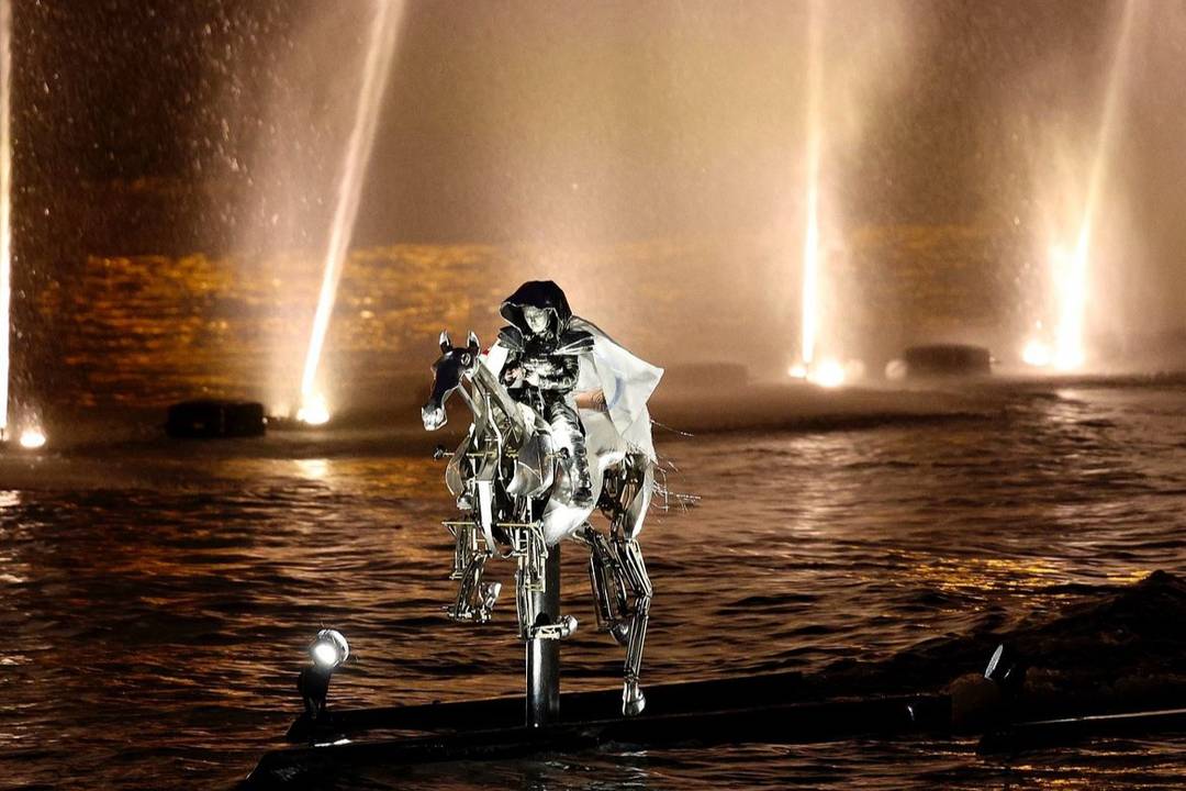 Joan of Arc costume by Jeanne Friot for the opening ceremony of the Paris 2024 Olympic Games