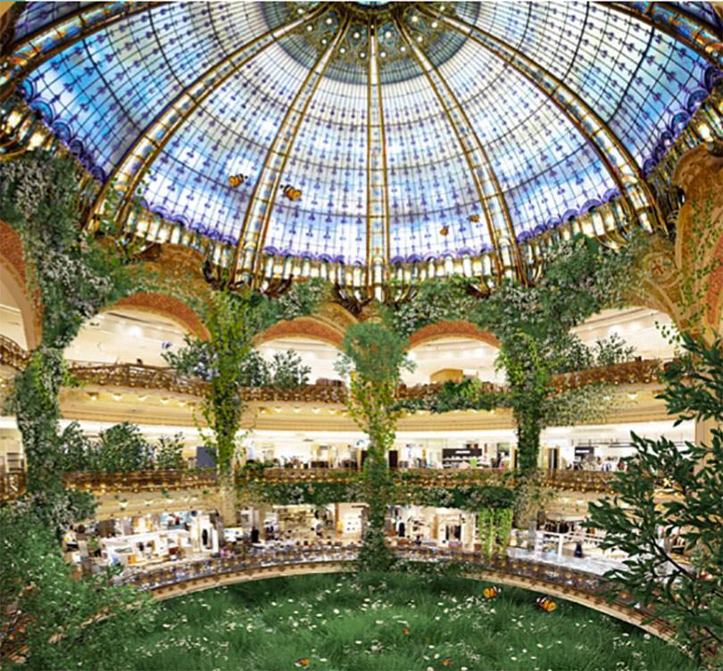 La nature va reprendre ses droits aux Galeries Lafayette