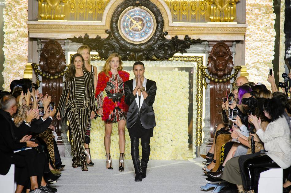 Olivier Rousteing Balmain catwalk social media legacy