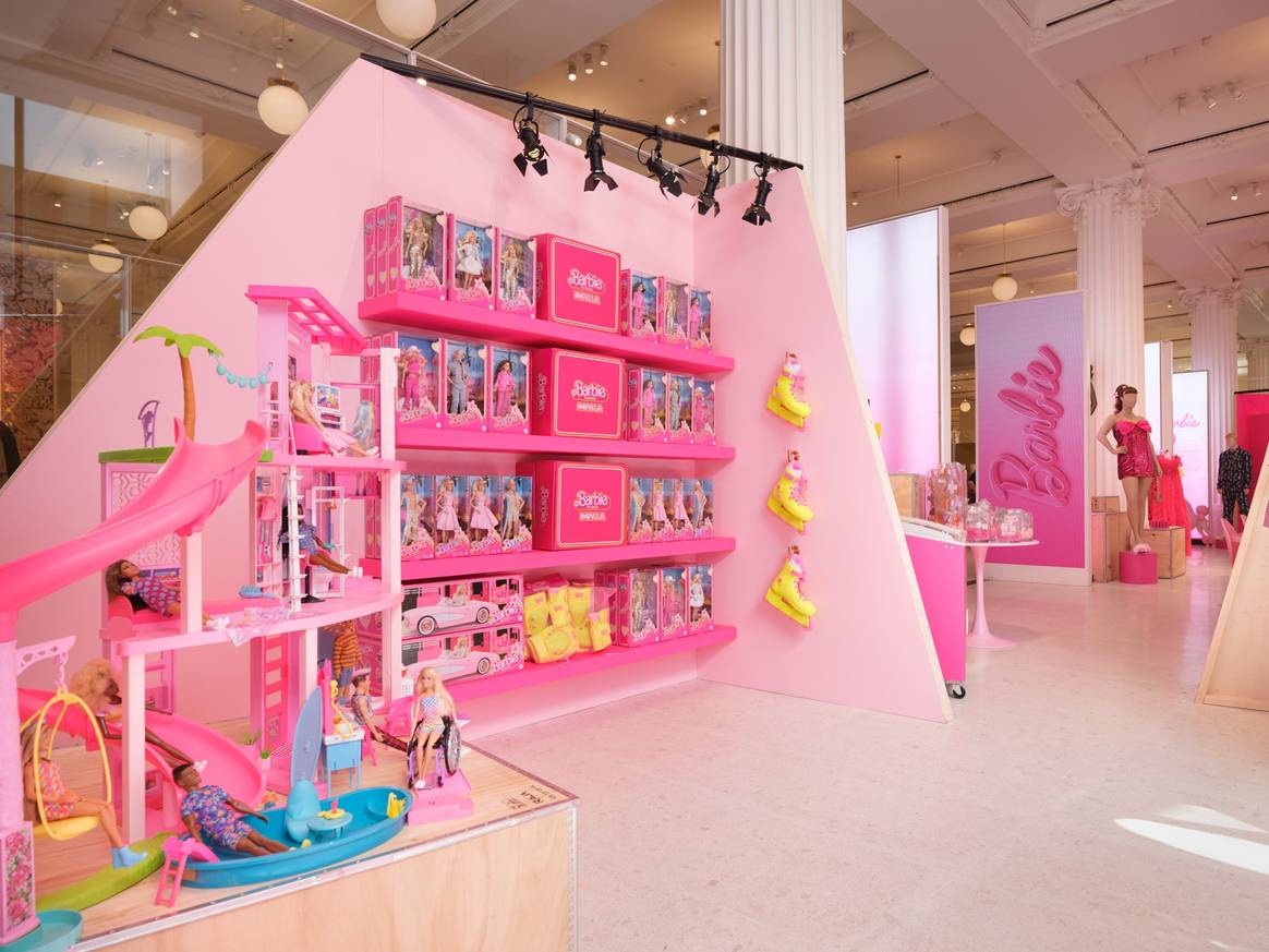 Barbie at The Corner Shop, Selfridges