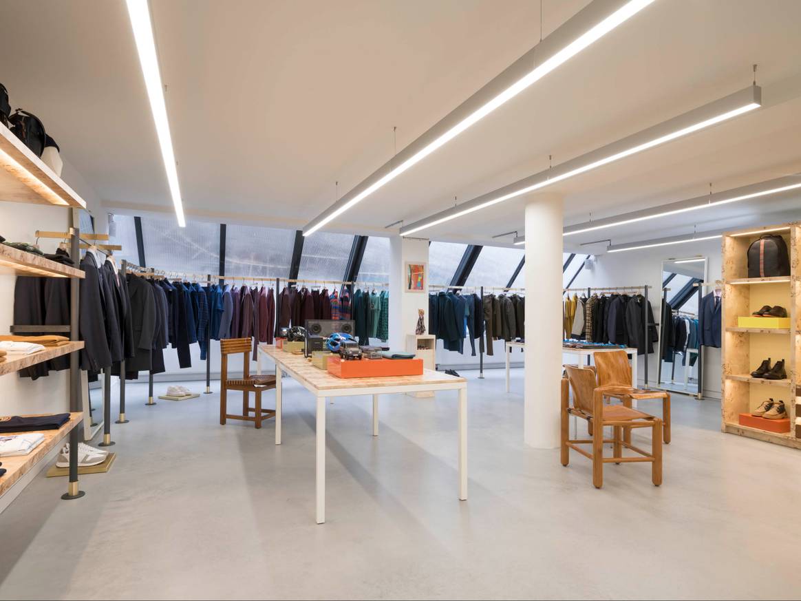 De bovenverdieping van de winkel. Beeld: Arjan Bronkhorst via Paul Smith