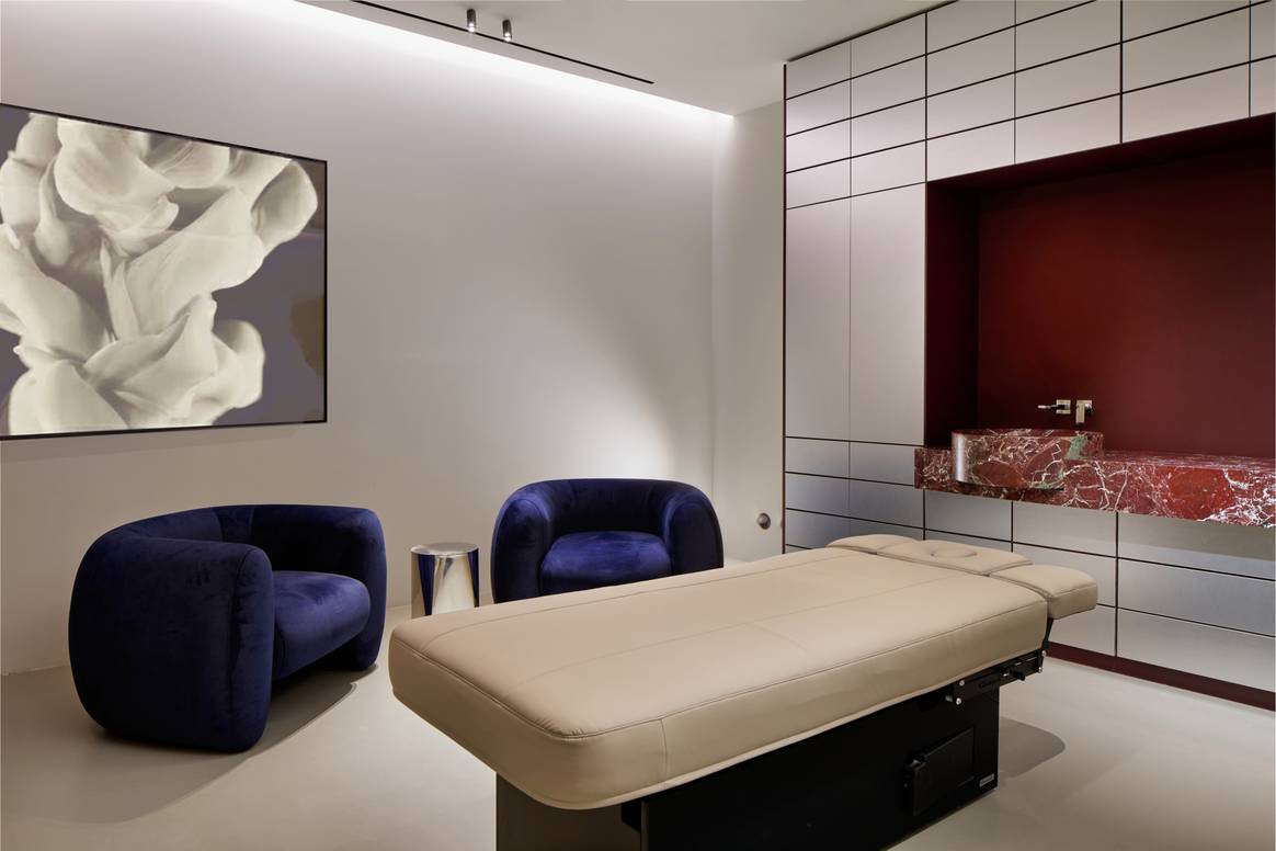 Elf  Behandlungsräume und -lounges bieten Skin- und Health-Treatments Credits: Liganova