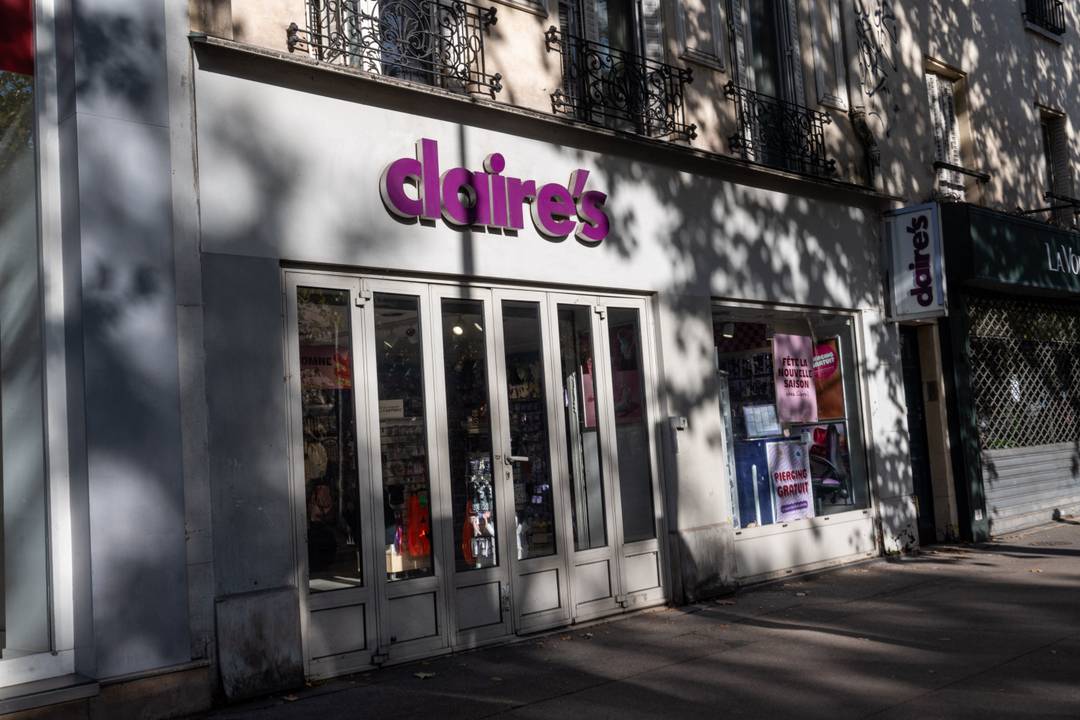 Magasin Claire's à Paris.