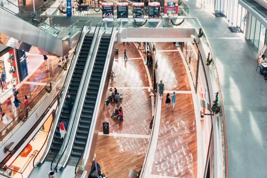 Un centro commerciale