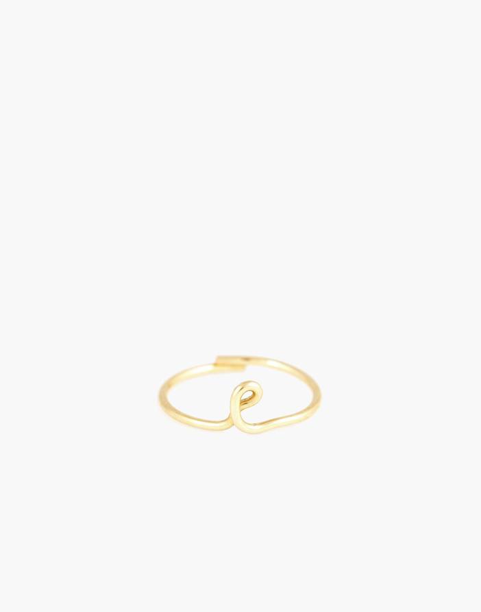 Atelier Paulin™ Poetic Letter Ring | Madewell