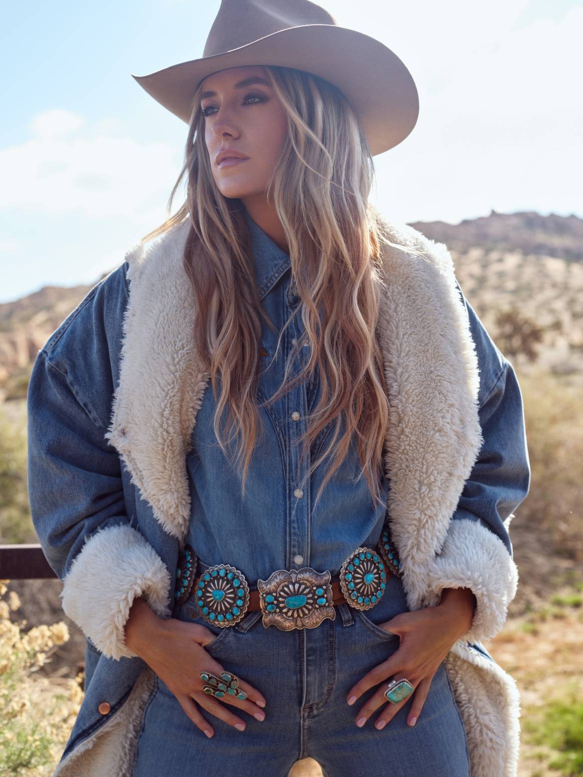 Wrangler x Lainey Wilson collection campaign