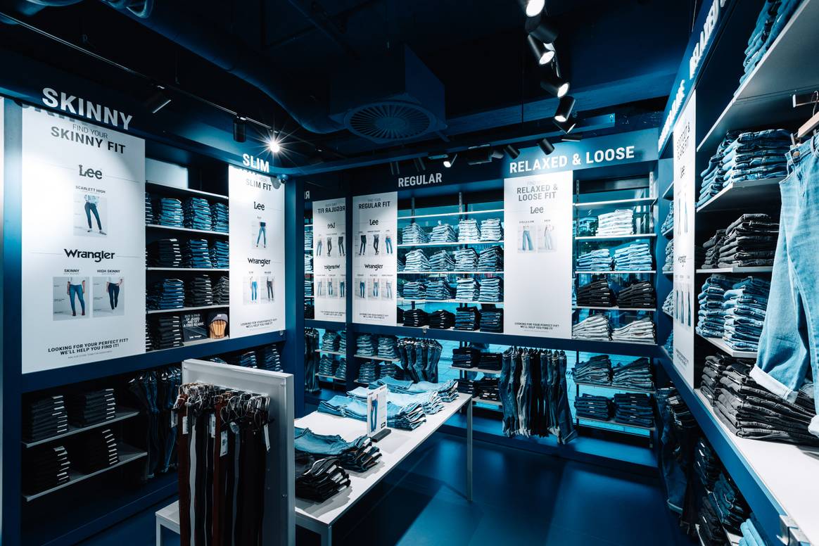 Image: Kontoor Brands; Lee and Wrangler retail store in Berlin