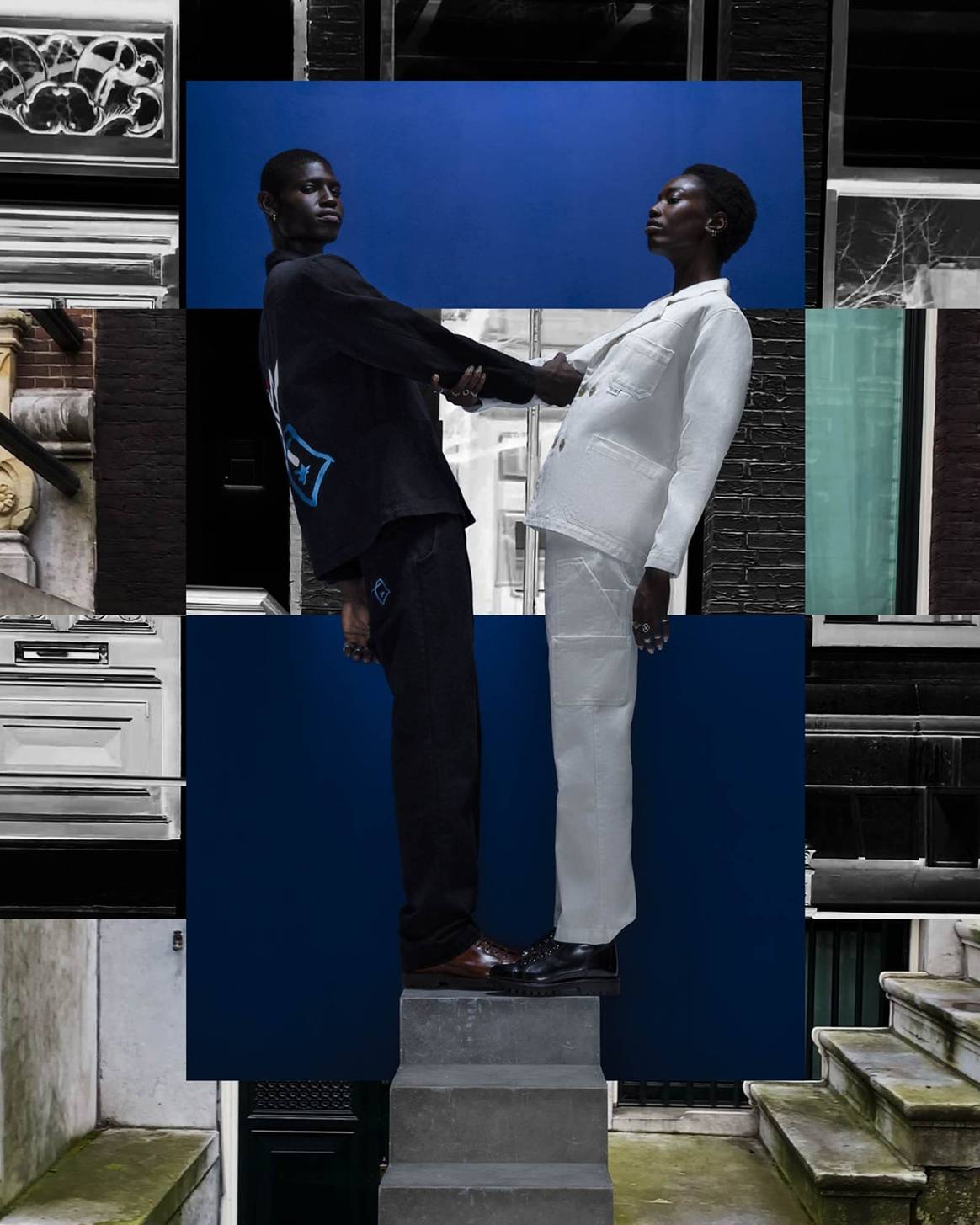 Kijken: De eerste collectie van Daily Paper x Bonne Suits