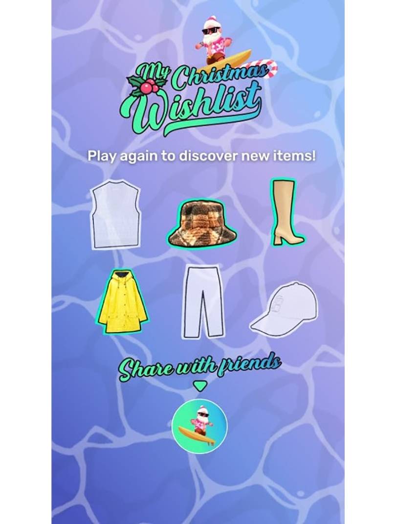 Pull&Bear vuelve a colaborar con Facebook e Instagram y lanza el mini juego de arcade ‘Xmas in Hawaii’