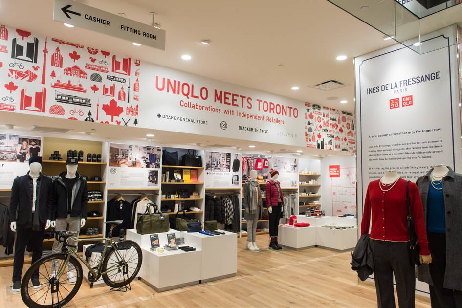 Uniqlo store expansion in Canada