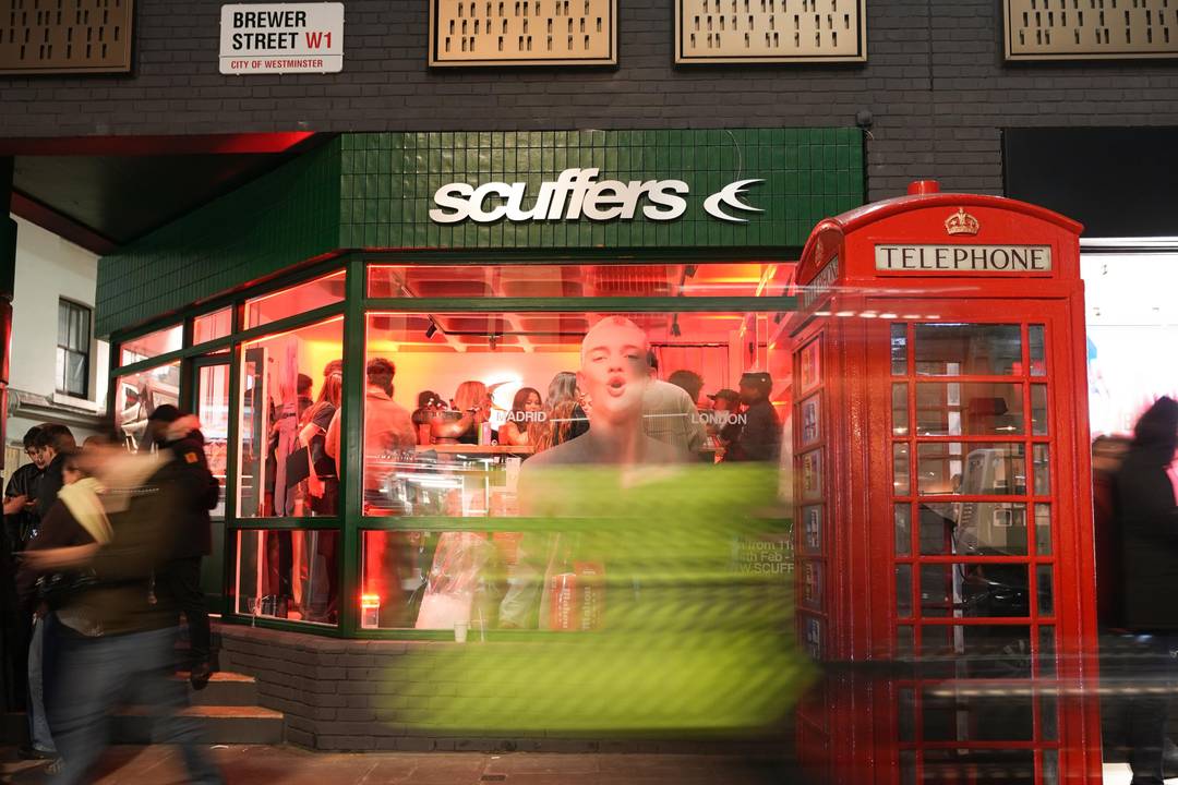 Pop-up de Scuffers en Londres.