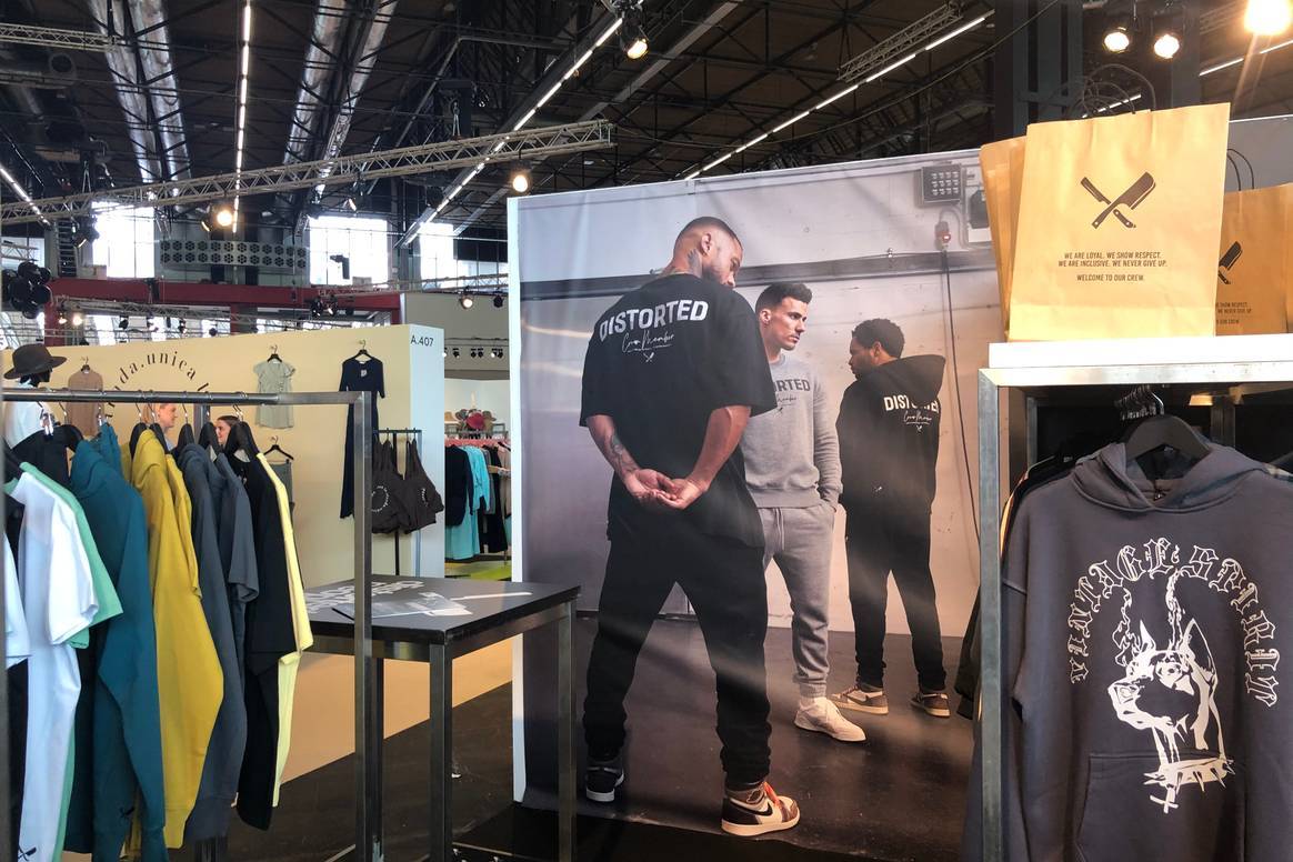 Distorted People-stand op de Modefabriek SS23 in juli 2022. Beeld: Distorted People