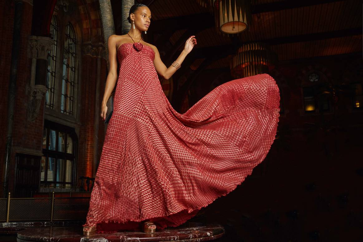 Image: Rixo AW23, ‘The Goddess of the Nile’